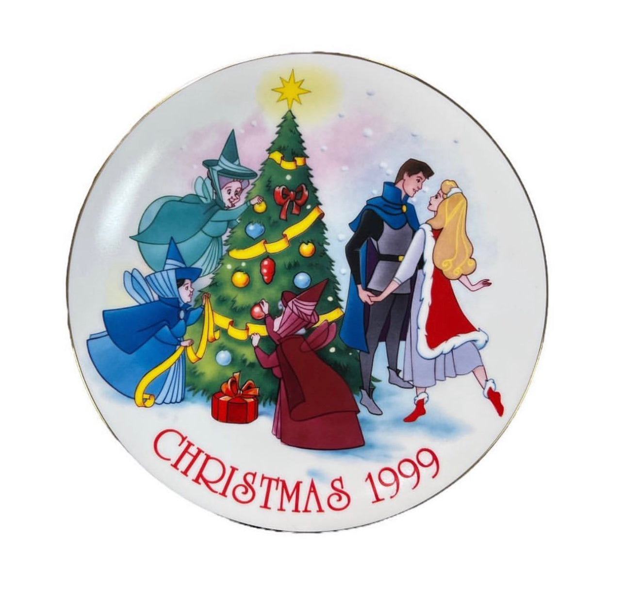 Sleeping beauty 1999 Christmas Plate 🎄✨