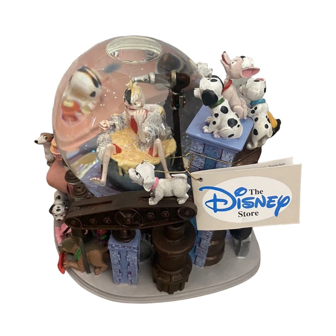 Cruella 101 Dalmatians Large Music Snowglobe old Edition