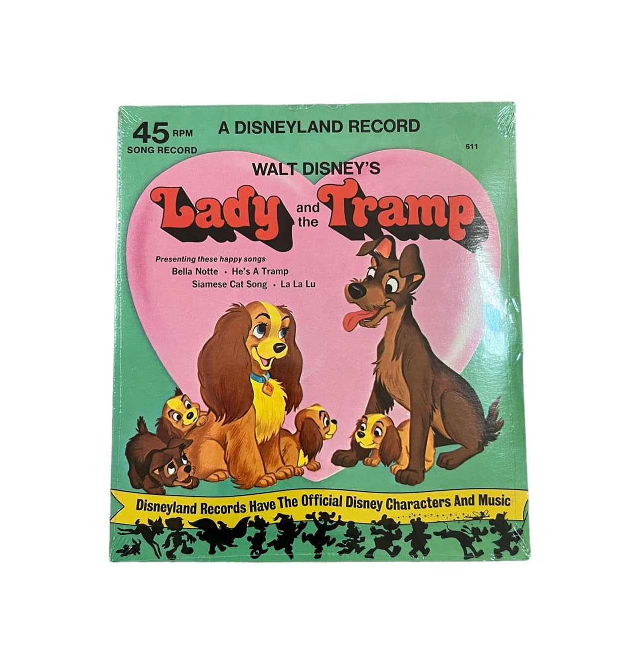 Lady & The Tramp Small Vinyl Record