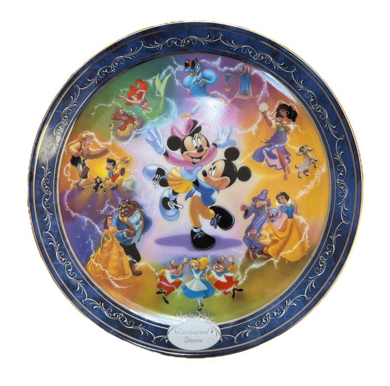 Disney Characters Plate Limited Edition ‘ Enchanted Dance ‘