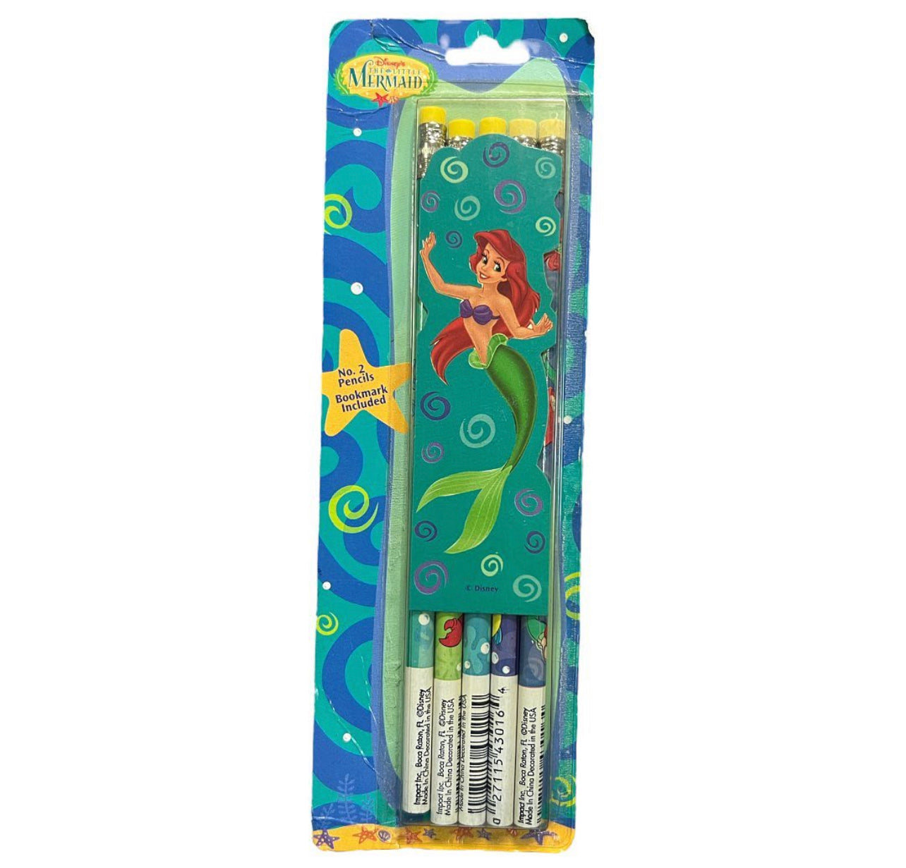 The Little Mermaid 5 set Pencil old edition