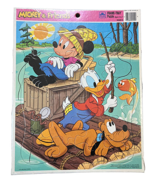 Mickey Donald Duck pluto Frame Puzzle