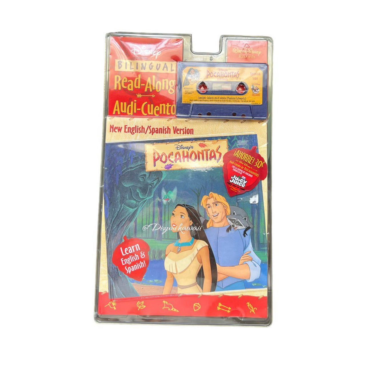 Pocahontas Story book + cassette tape