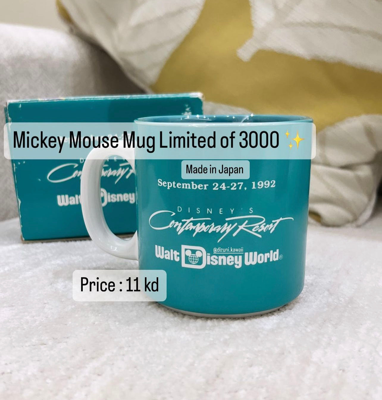 Mickey Mouse Limited of 3000 Vintage Classic Mug