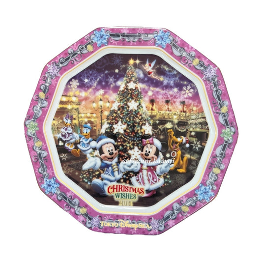 Tokyo DisneySea Christmas Wishes 2014 Plate Limited Edition Japan Made