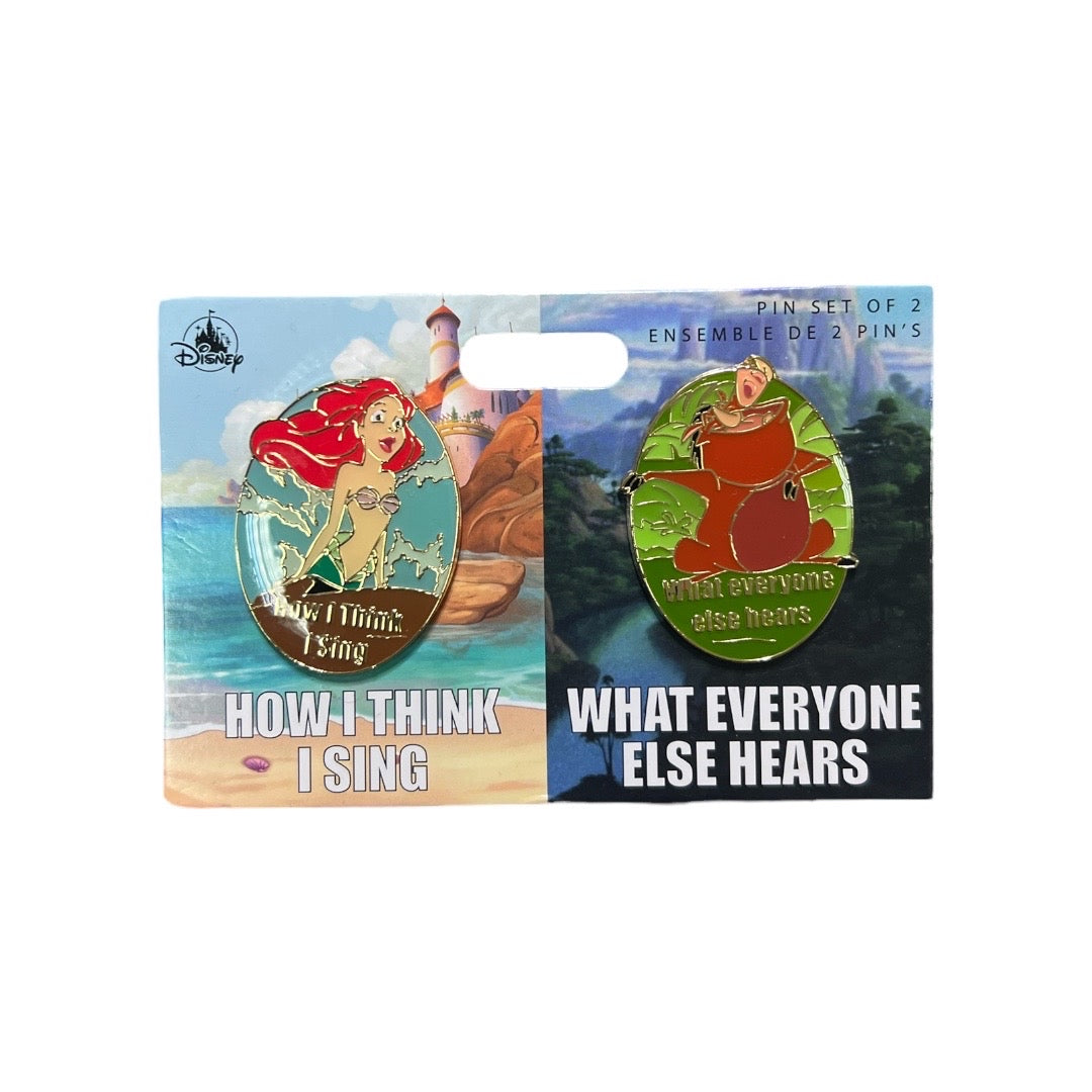 The Little Mermaid & Pumba 2 set Pin