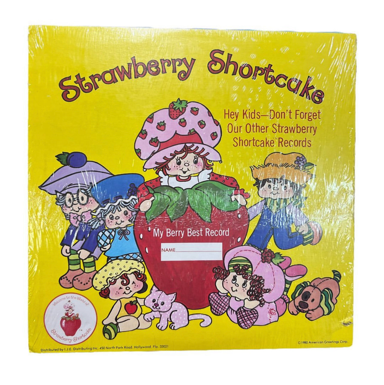 Strawberry shortcake 1980 Vinyl Record