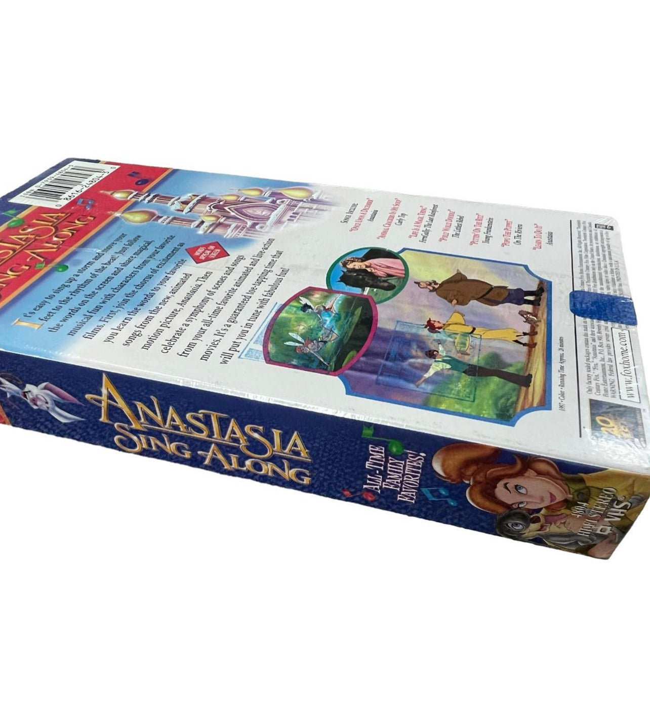 Anastasia Sing-Along VHS tape English New Sealed