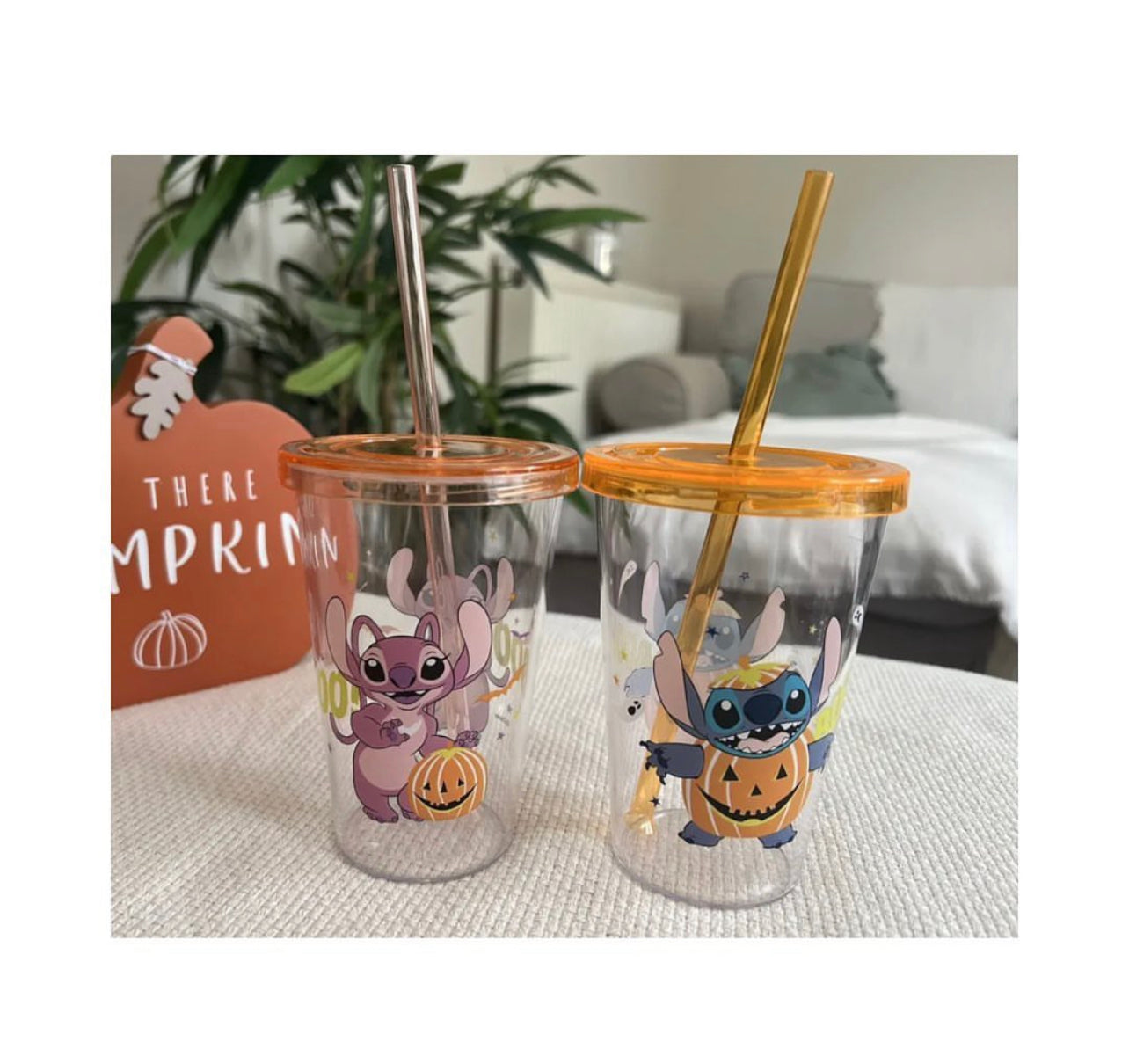 Stitch Angel 2 plastic cup set mug