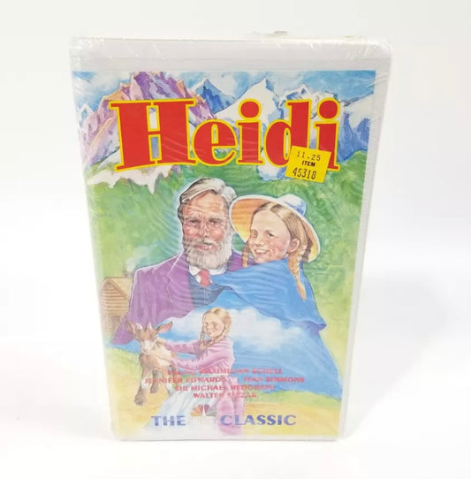 Heidi The NBC Classic VHS 1992 Brand New هايدي