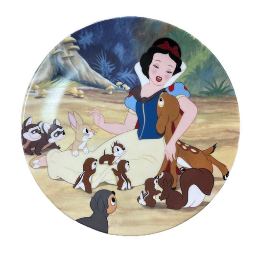 Snow White plate صحن زينه سنووايت " with a smile and a song " ✨ 90s