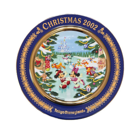 Tokyo DisneyLand Twentieth Christmas 2002 Plate Limited Edition Japan Made