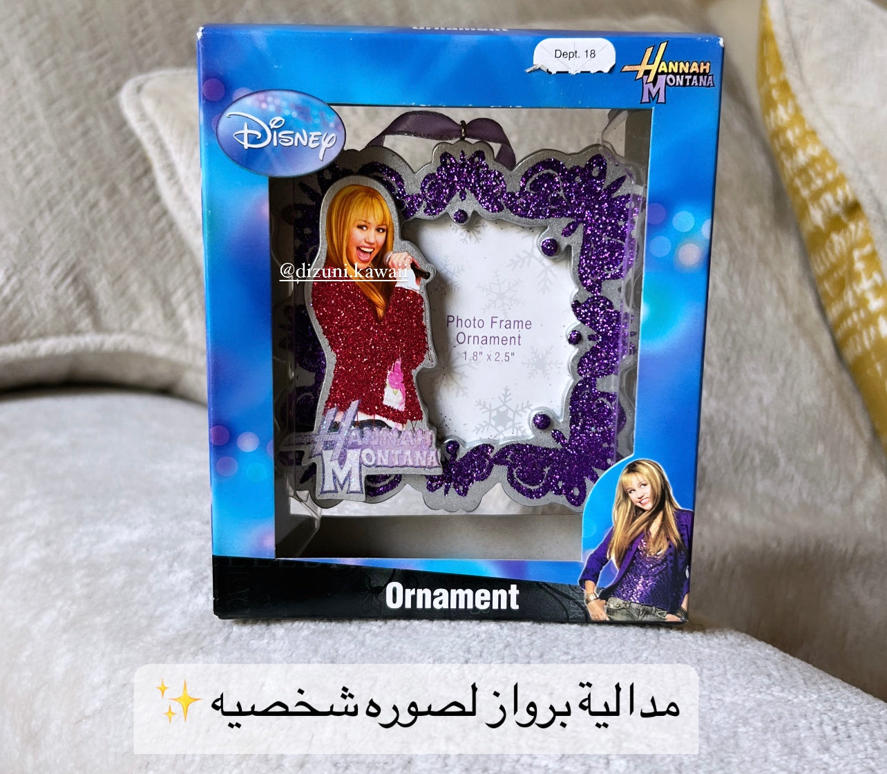 Hannah Montana Photo Frame Ornament