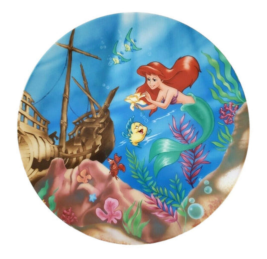 The Little Mermaid Ariel & Flounder Plate