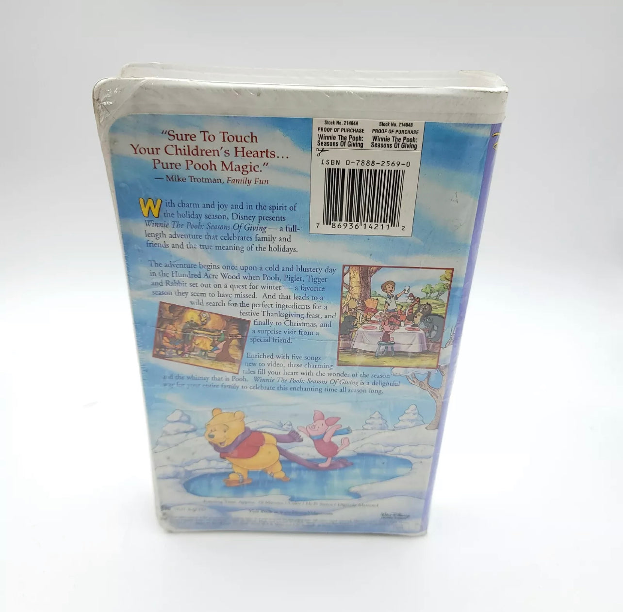 Winnie the Pooh Seasons of Giving VHS 1999 Brand New