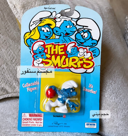 The Smurf Mini Figure Vintage 1995 السنافر