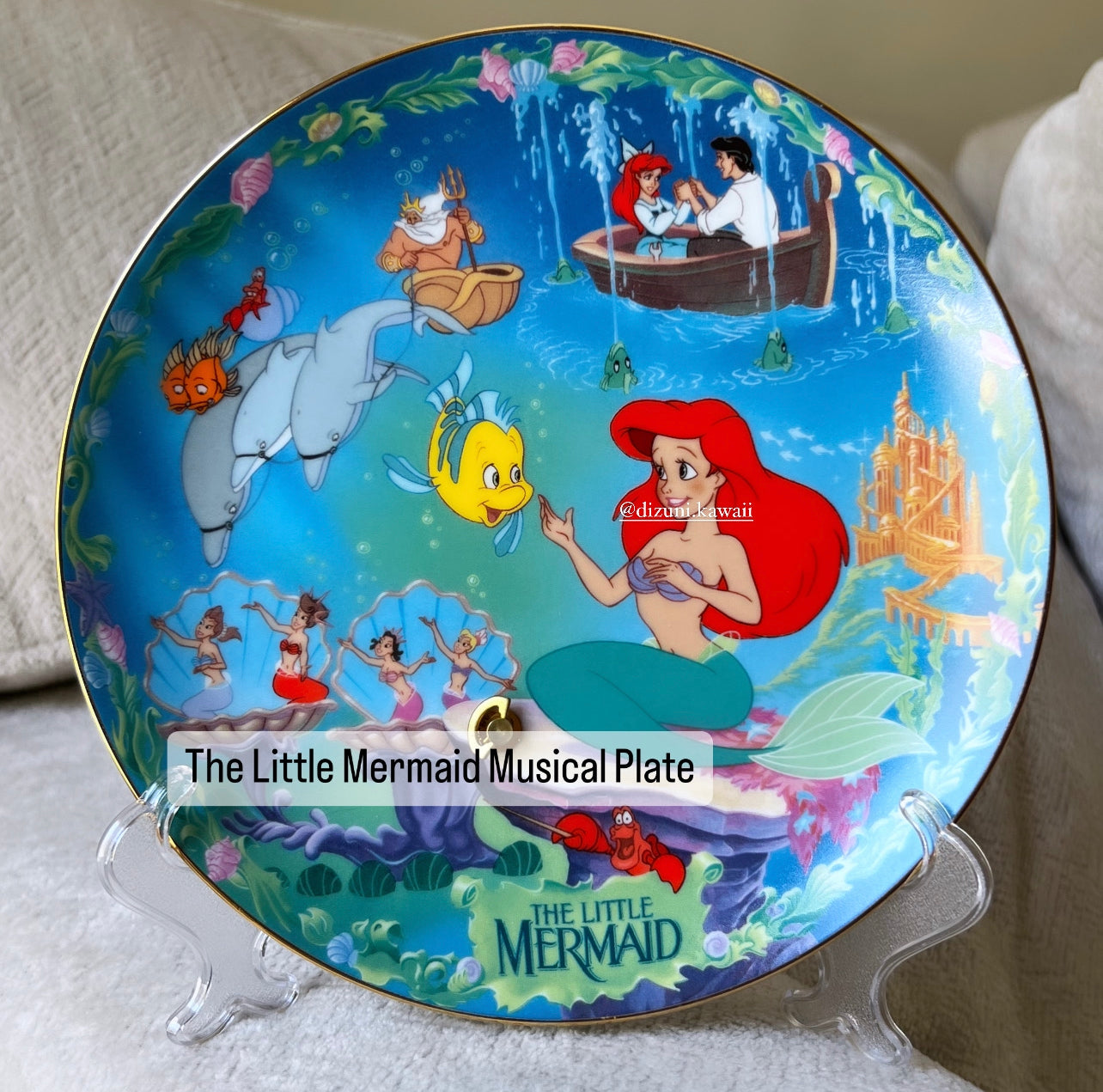 The Little Mermaid Musical Plate Limited Edition