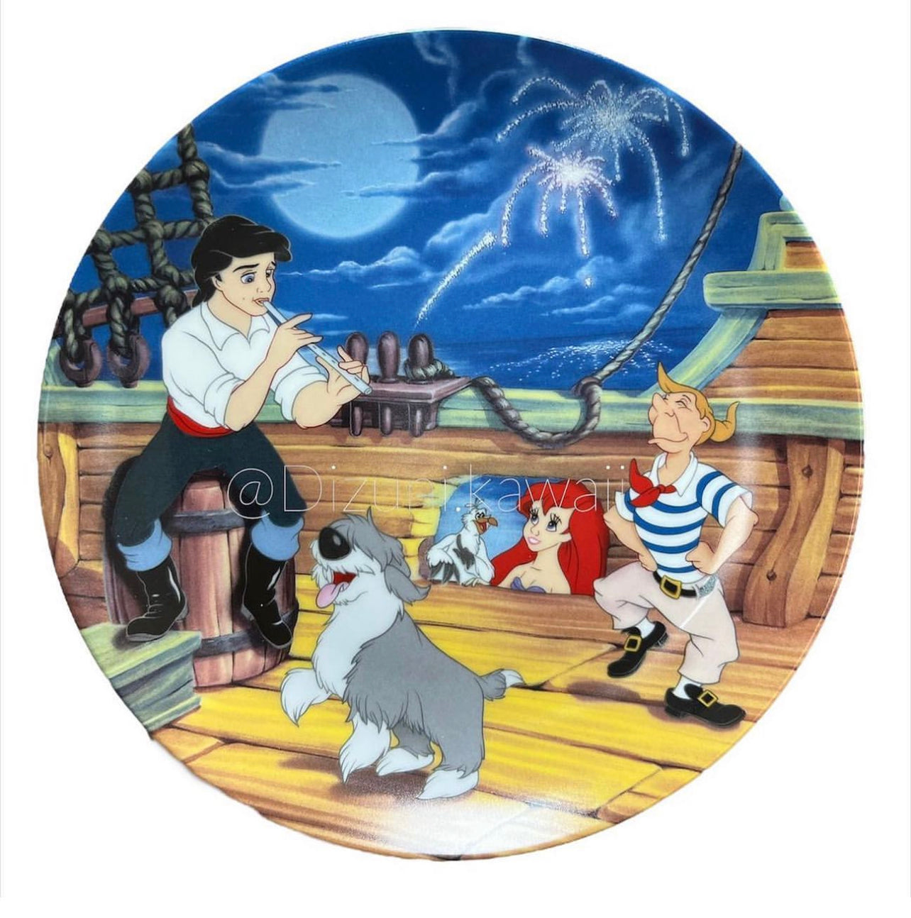 The Little Mermaid Ariel , Eric prince plate 1994