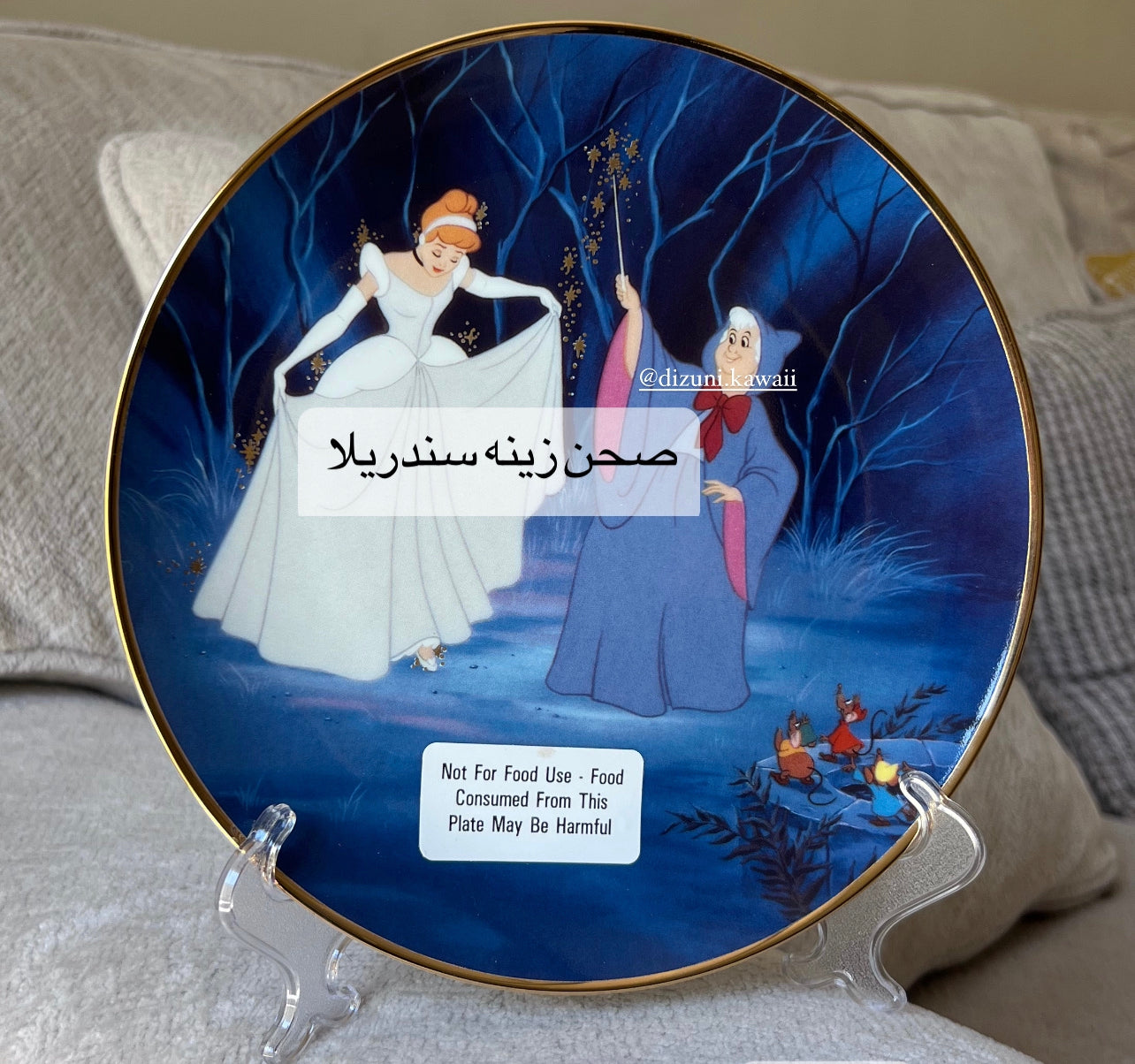 Cinderella & Fairy Godmother Limited Edition Plate 💞✨