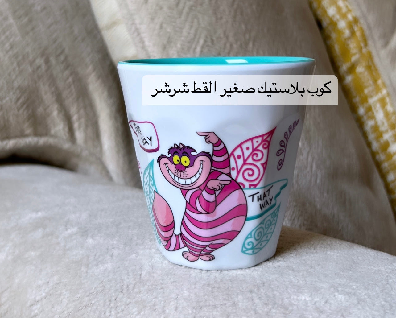 Cashier cat plastic cup disney Paris