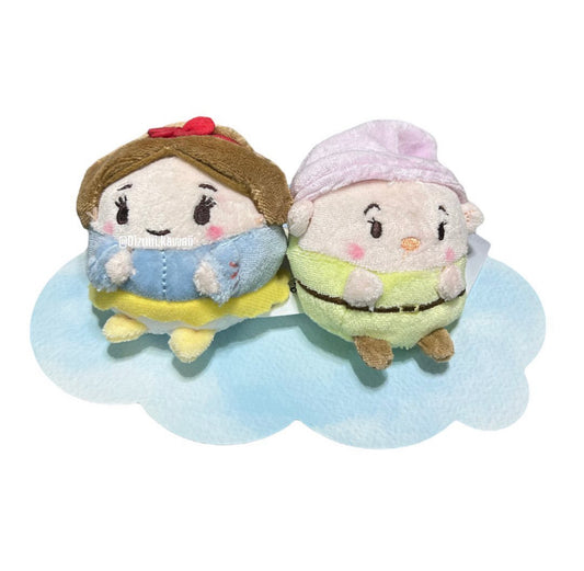 Mini plush toys Snow white & Dopey