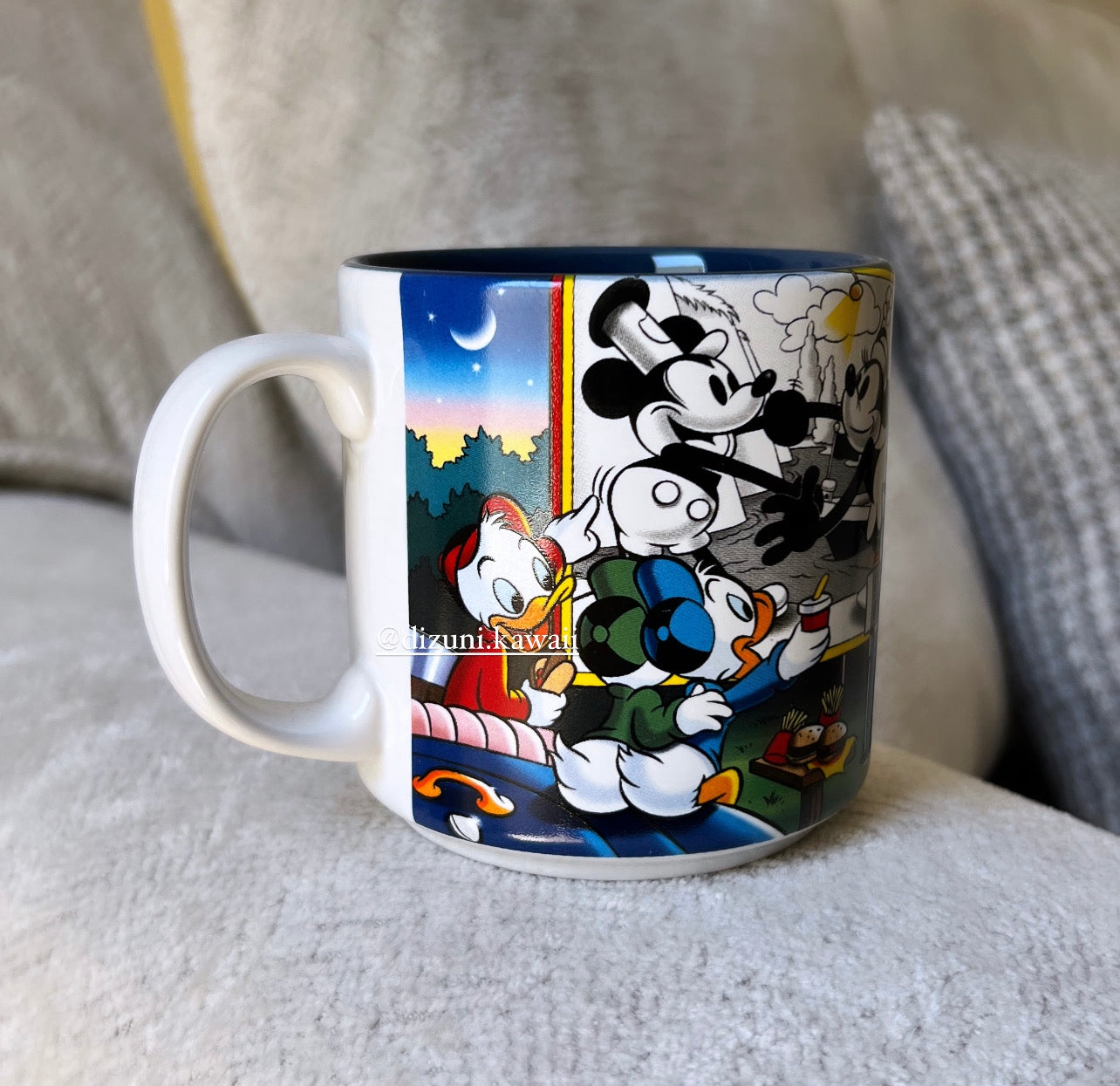 Mickey Mouse & Friends Drive in Movie Classic Vintage Mug 2001