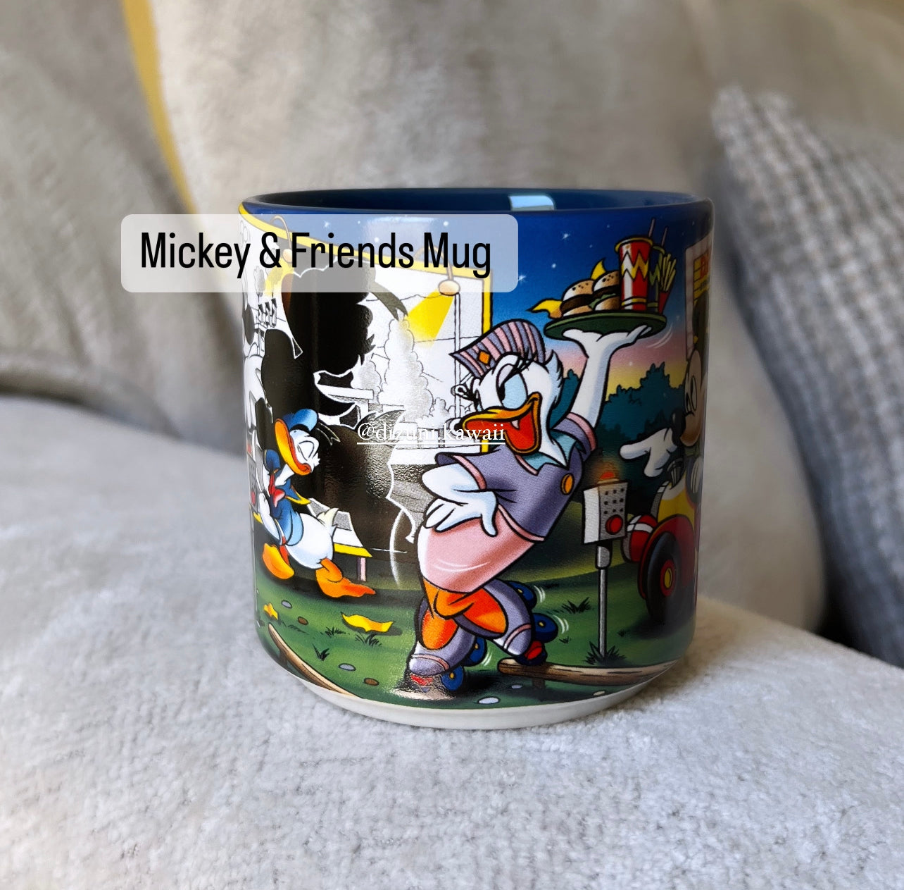 Mickey Mouse & Friends Drive in Movie Classic Vintage Mug 2001