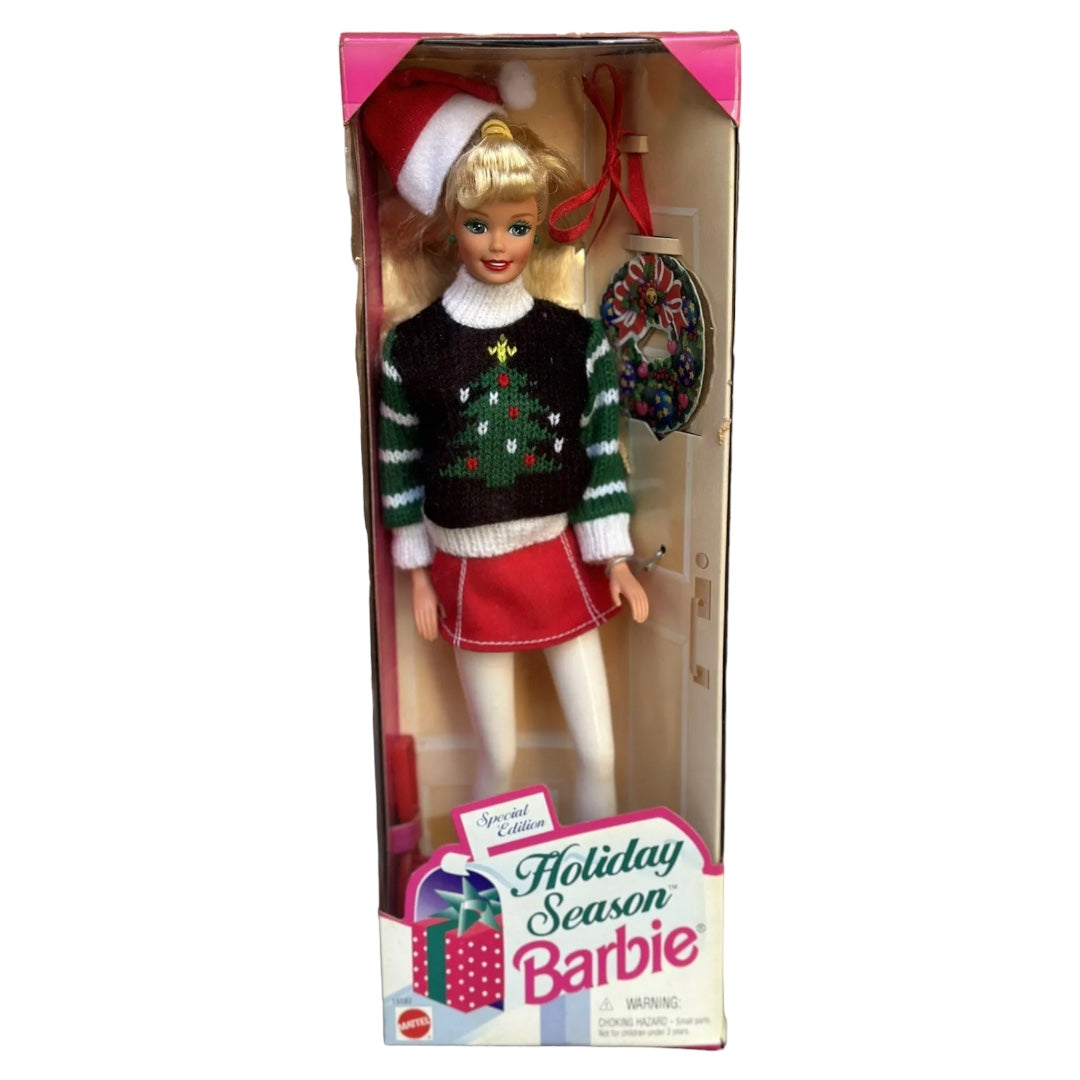 1996 Barbie Doll Holiday Season Christmas باربي